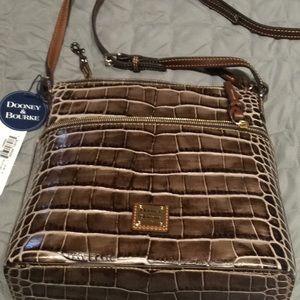 Dooney large cross-body, shoulder strap purse